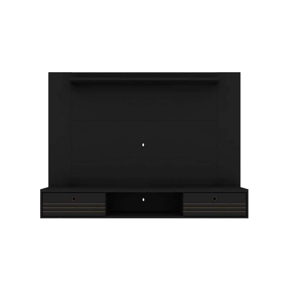 Manhattan Comfort Liberty Wood Entertainment Center for TVs up to 65" in Black