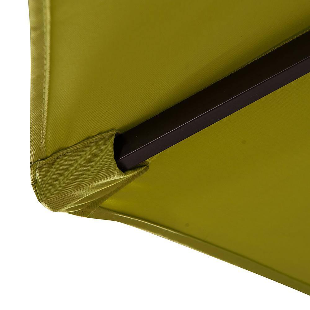 Westin Outdoor 9 Ft Patio Market Umbrella with Tilt & Crank, Lime Green