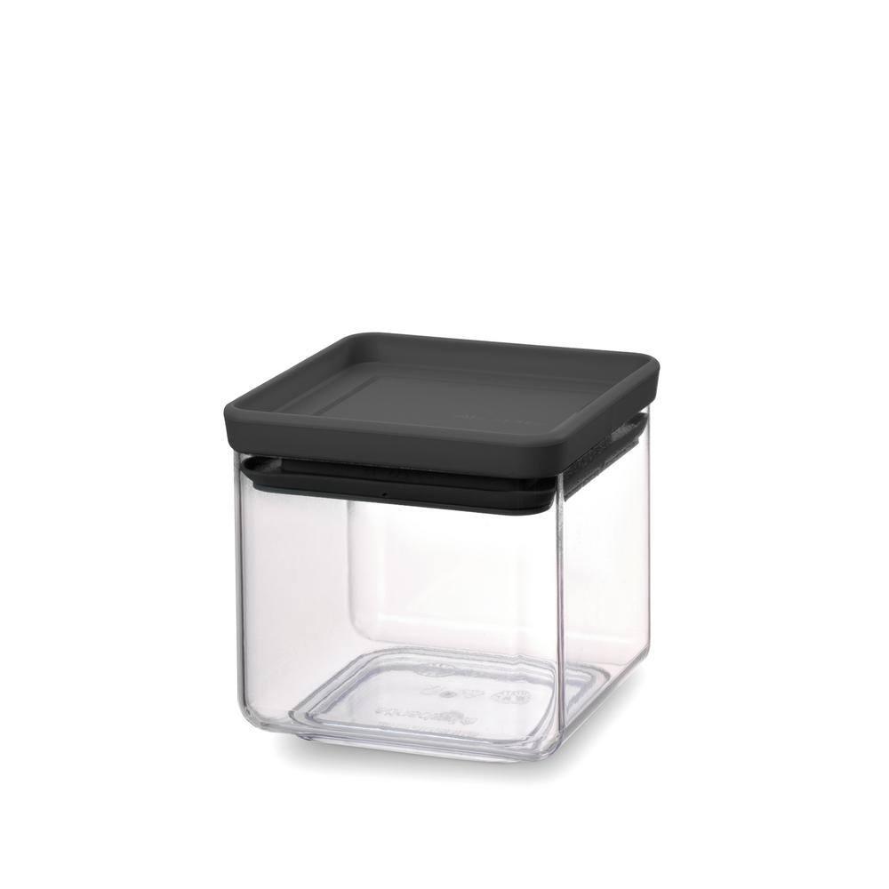 Brabantia Brabantia Set of 4 Tasty+ Stackable Square Canisters - 2 x 0.7 Quart (0.7L) & 2 x 1.7 Quart