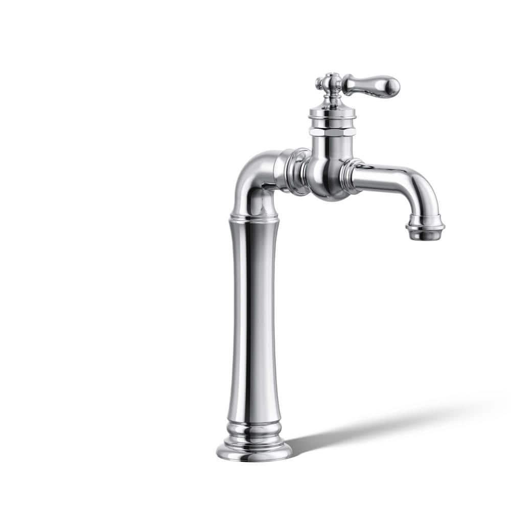 Artifacts Gentleman's Single Hole Bathroom Faucet with Drain Assemby