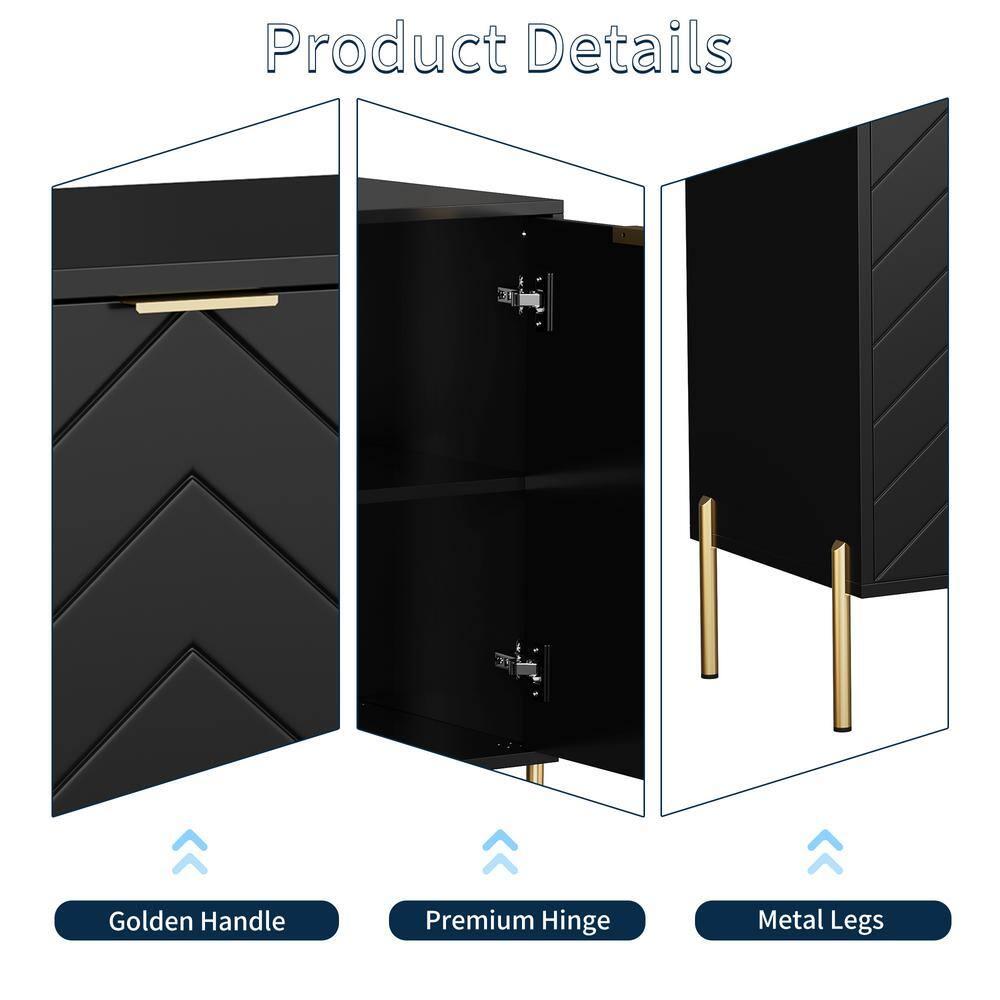 CLIHOME 31.5 in. H Utility Storage Cabinet with Adjustable Shelves