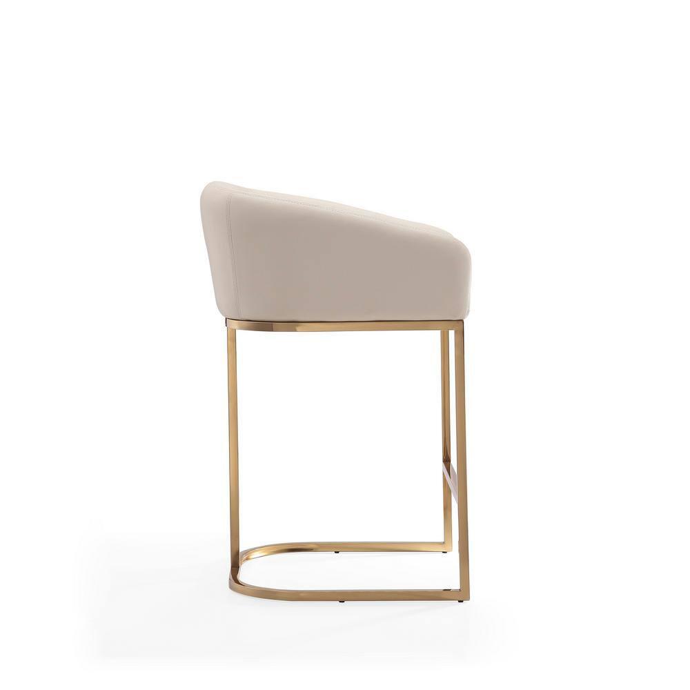 Bolland Upholstered Counter Stool with Metal Frame