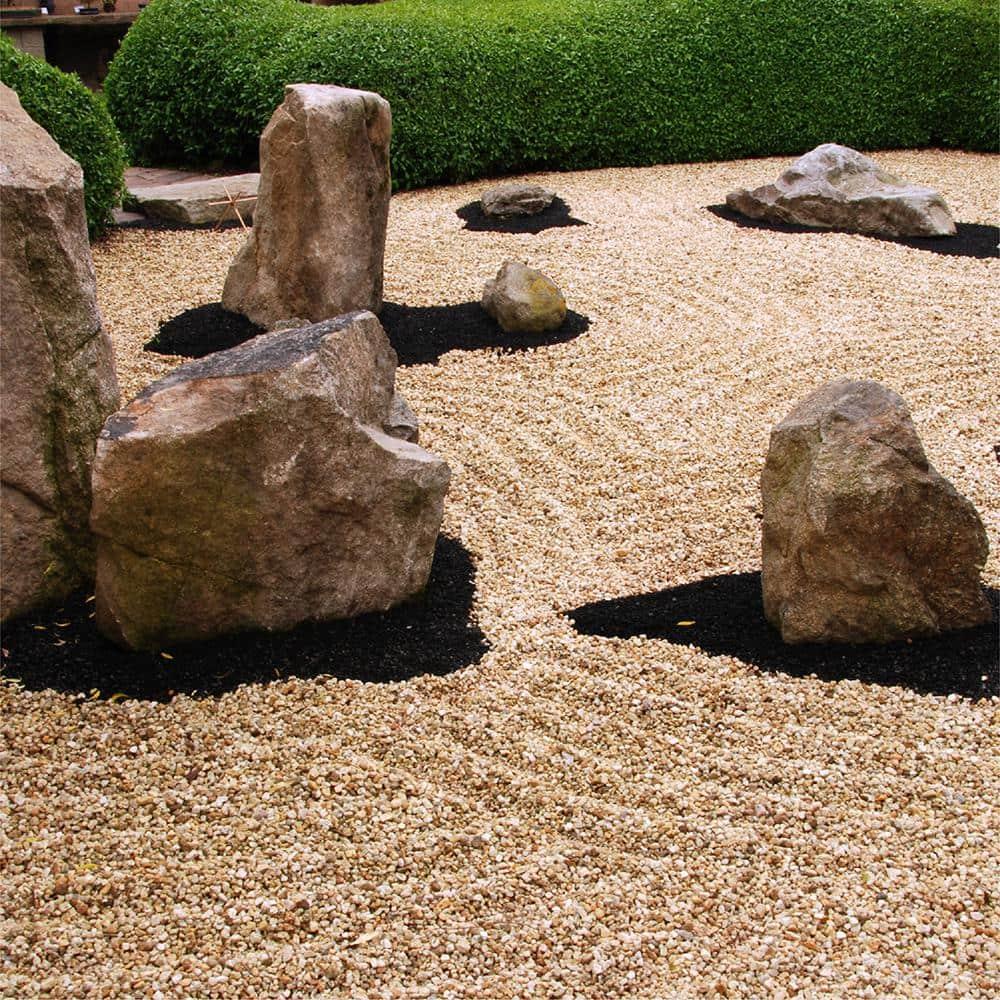 Landscape Rock & Pea Gravel, Decorative Garden Stones for Landscaping 1/2"
