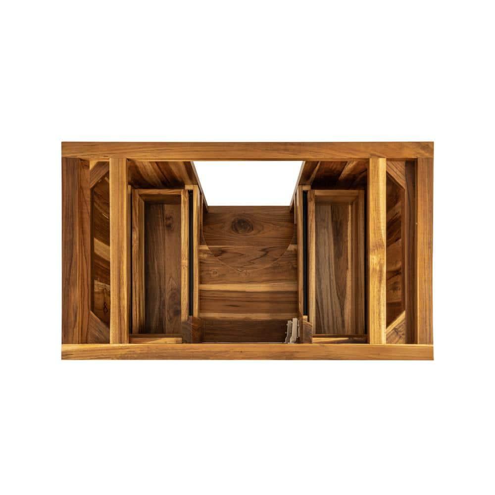 EcoDecors Tranquility by EcoDecors, 36", Teak Bathroom Vanity, Wood Bathroom Vanity, Bathroom Vanity Cabinet, Vanity Bathroom