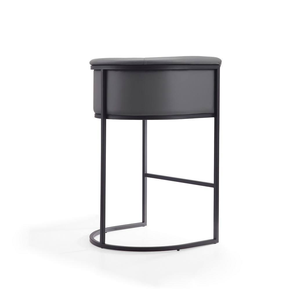 Chainey Upholstered Counter Stool with Metal Frame