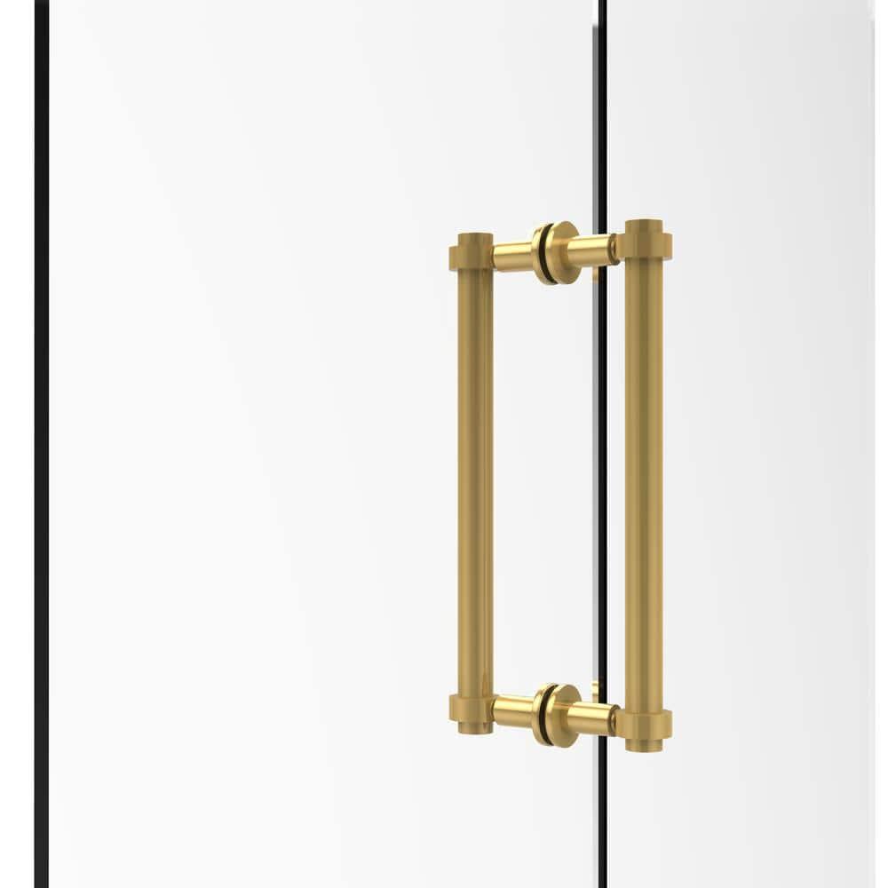 Allied Brass Contemporary Back to Back Shower Door Pull With Smooth Accents