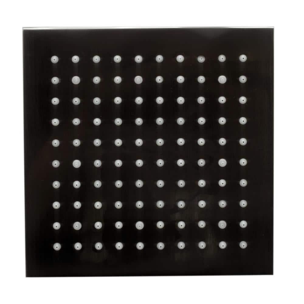 Rain Fixed Shower Head 1.8 GPM GPM with Temperature-based LED