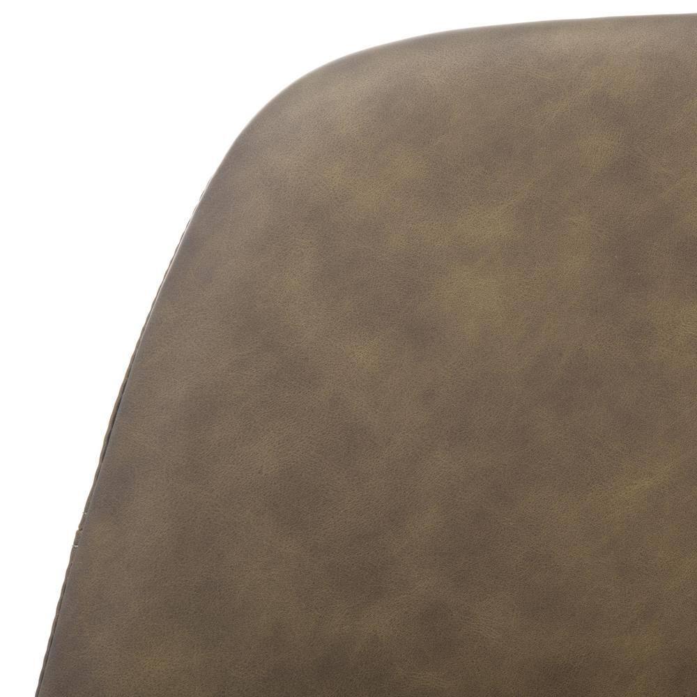 Tanner Mid-Century Dining Chair (Set of 2) - DCH3001 - Olive/Black - Safavieh