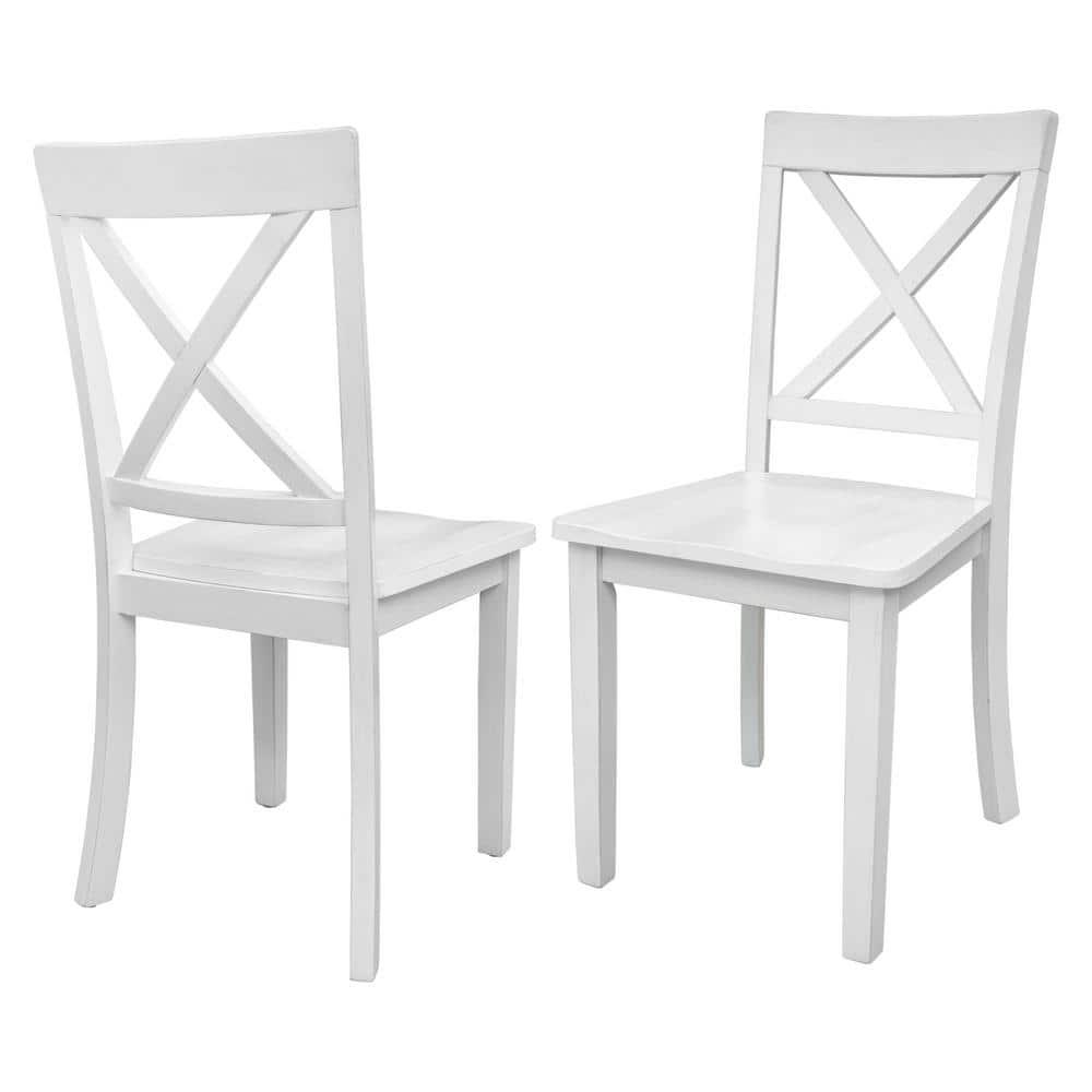 5 Pieces Dining Sets with Round Marble Top Table and 4 Chairs, Fashion Home Kitchen Table and Chairs Set for 4 Persons, Simple Dining Table Set, Steady and Durable, White