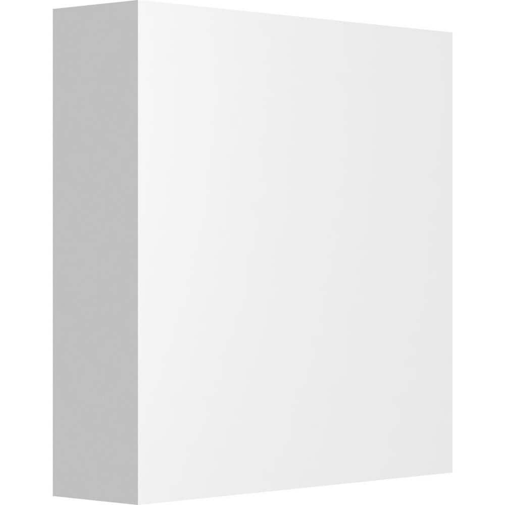 Ekena Millwork 4"W x 4"H x 1"P Standard Sedgwick Rosette with Square Edge