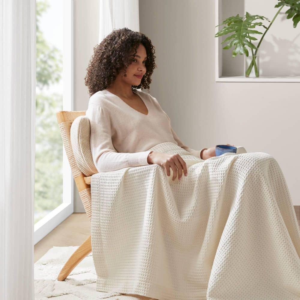 Waffle Weave Cotton Blanket