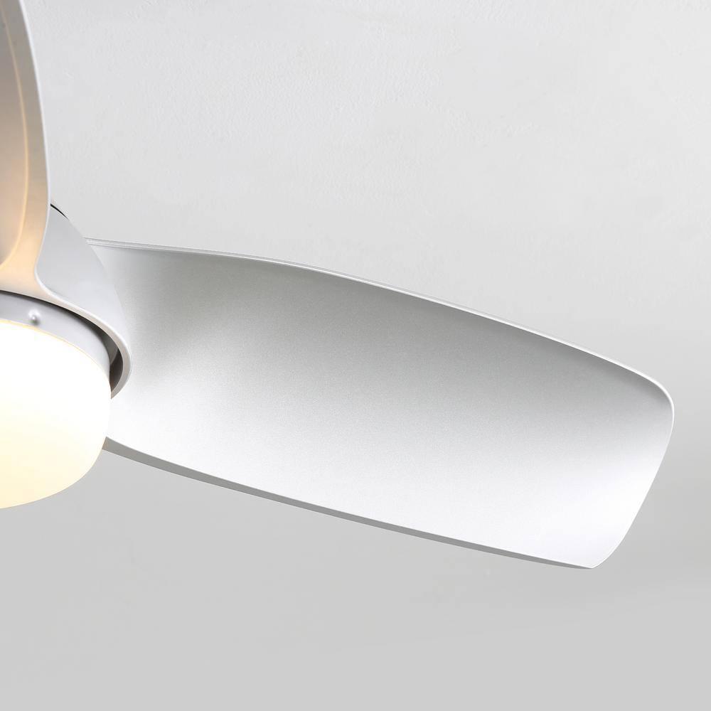 42 Inch Indoor Ceiling Fan with Light 3 Blades 6 Speed Remote Control Reverse Airflow For Living Room, Bedroom, Patios,Nickel