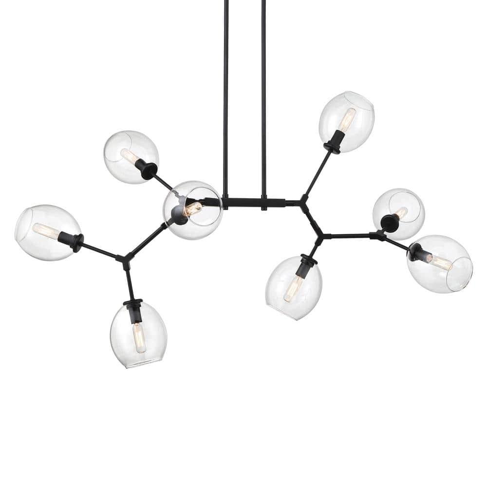 George Kovacs Lighting Nexpo 8 - Light Chandelier in Coal