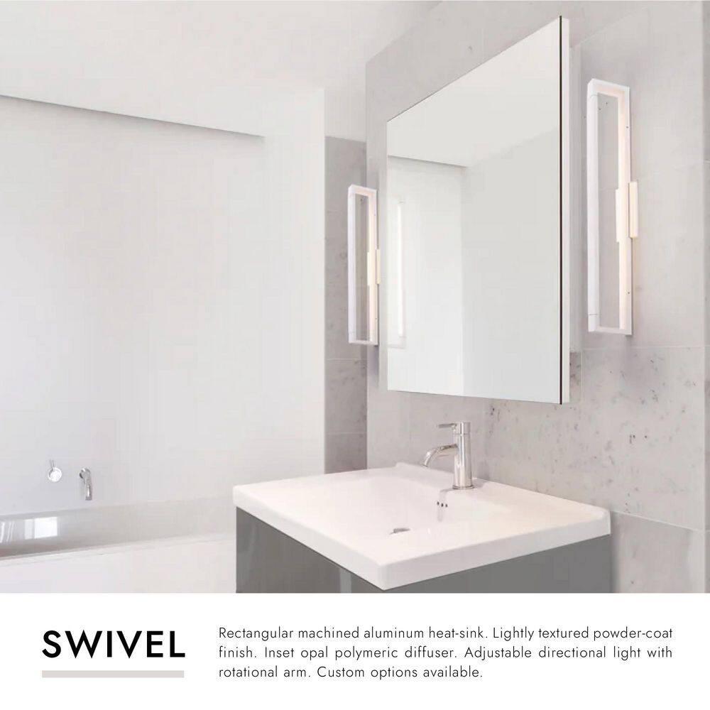 Kuzco Lighting Swivel Aluminum LED Flush Mounted Sconce