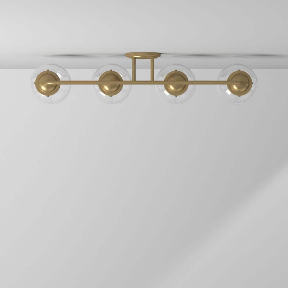 Designers Fountain - Four Light Bathroom Fixture - Knoll - Four Light Bath Bar