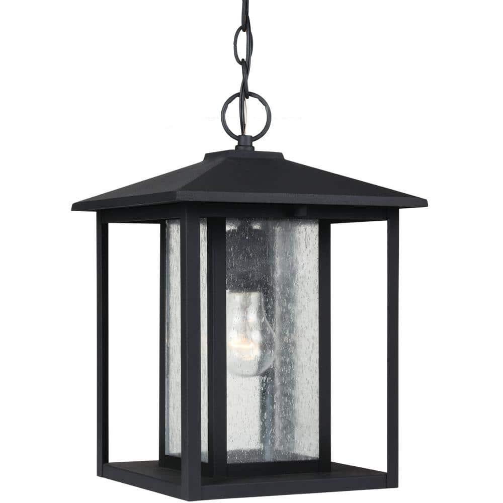 Vermont Seeded Outdoor Metal Hanging Lantern