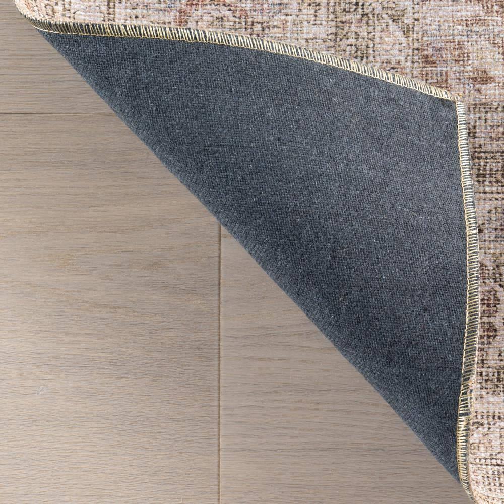 Nuloom Hillstone Collection Glenette Traditional Vintage Medallion Area Rug, 10' x 13', Ivory