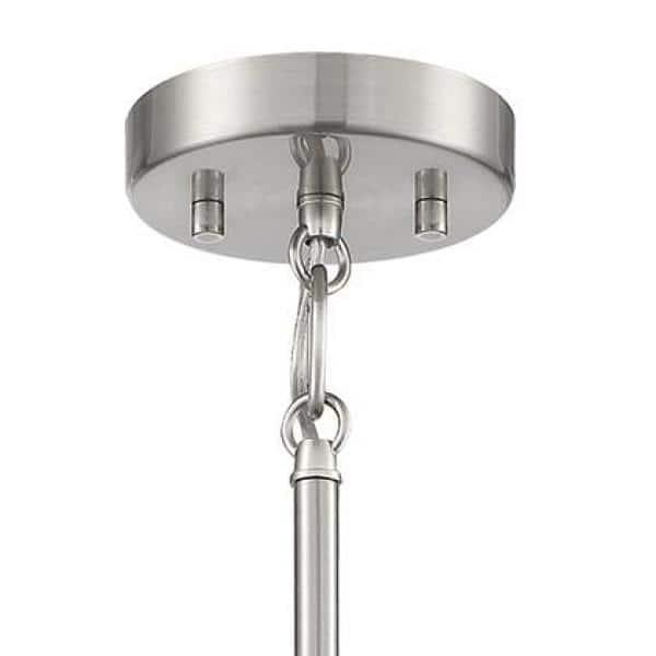 Minka Lavery Minka Lavery Beckonridge Coal With Clear Chandelier
