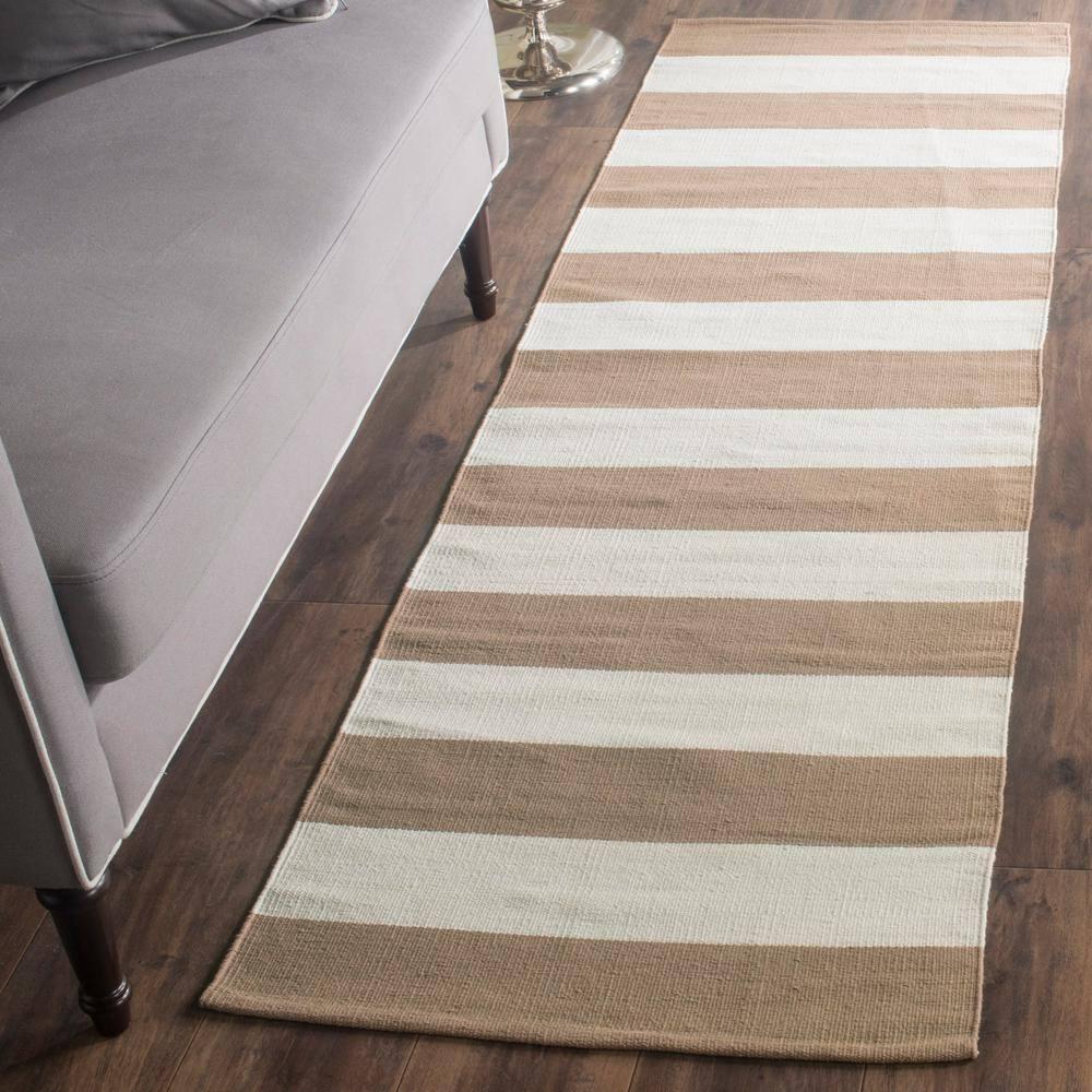 Montauk MTK712 Hand Woven Indoor Runner Rug - Sand/Ivory - 2'3"x7' - Safavieh