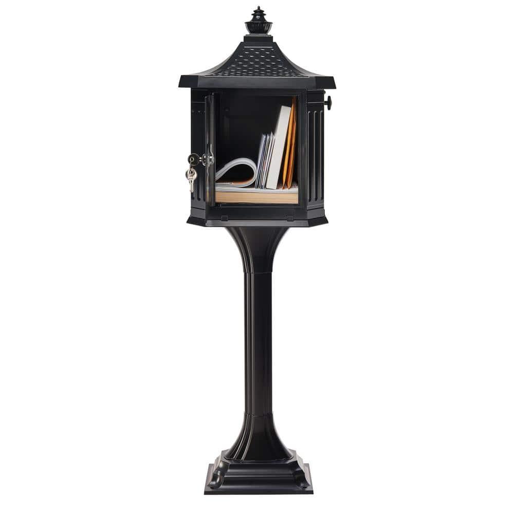 Pedestal Locking Post Mounted Mailbox