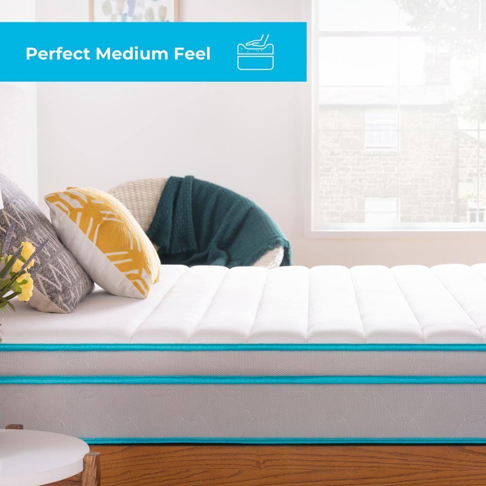 Linenspa Essentials Linenspa Essentials 10 In. Medium Gel Memory Foam Hybrid Mattress