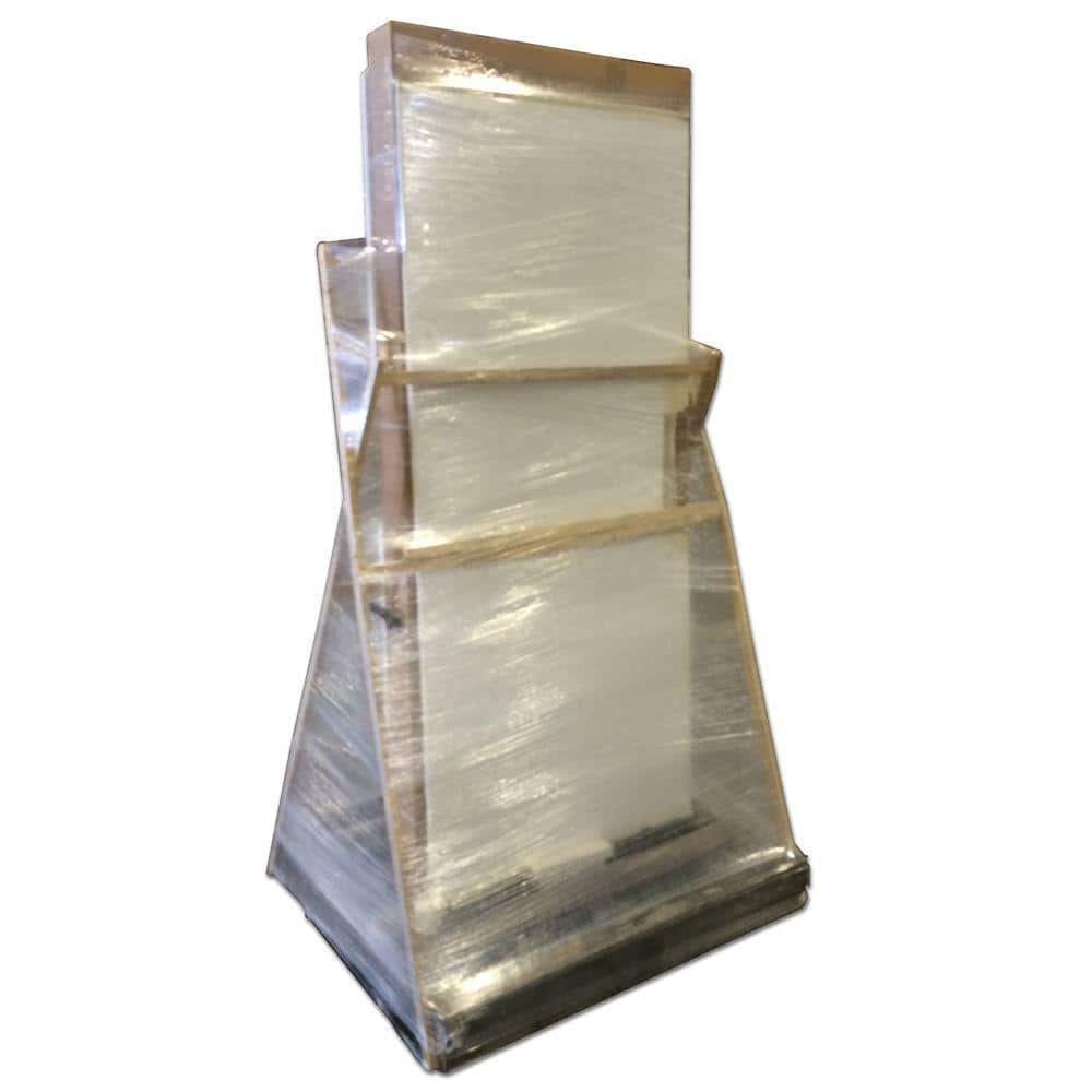 80'' Solid Wood Glass Slab Door