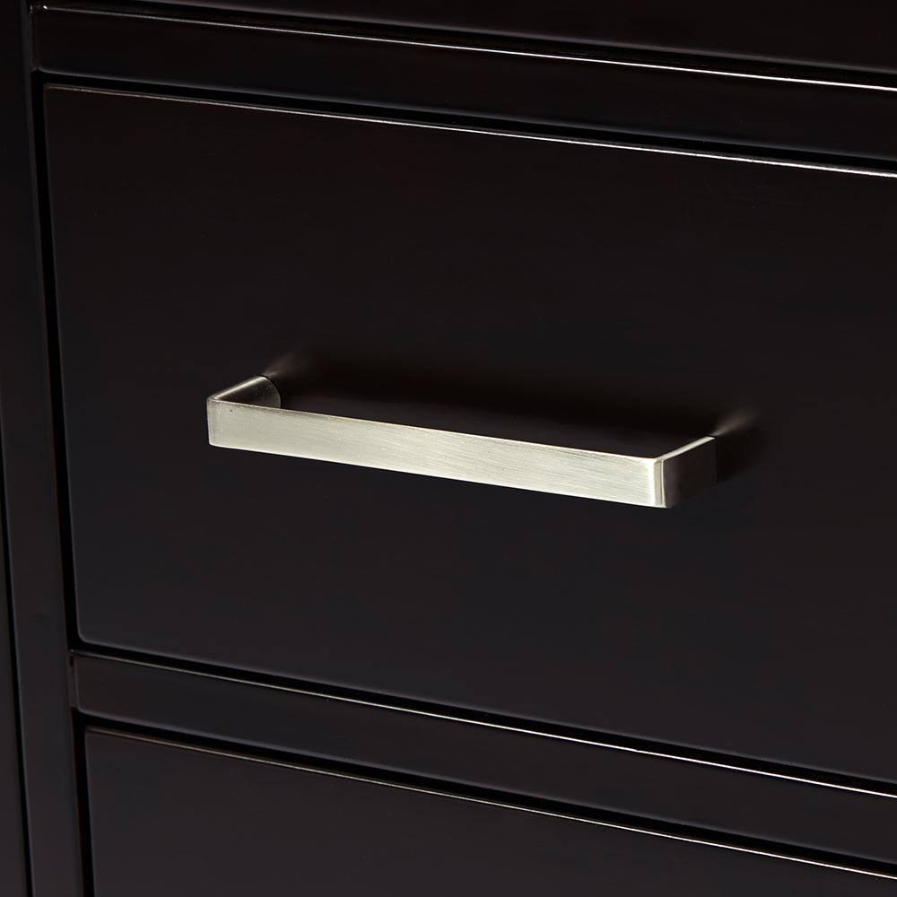 Ariel A061d-Bc Cambridge 60" Double Free Standing Vanity Cabinet Only - Brown