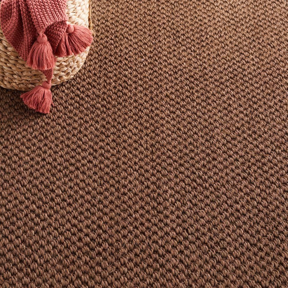 Natural Fiber NF525 Power Loomed Indoor Accent Rug - Chocolate - 2'x3' - Safavieh.