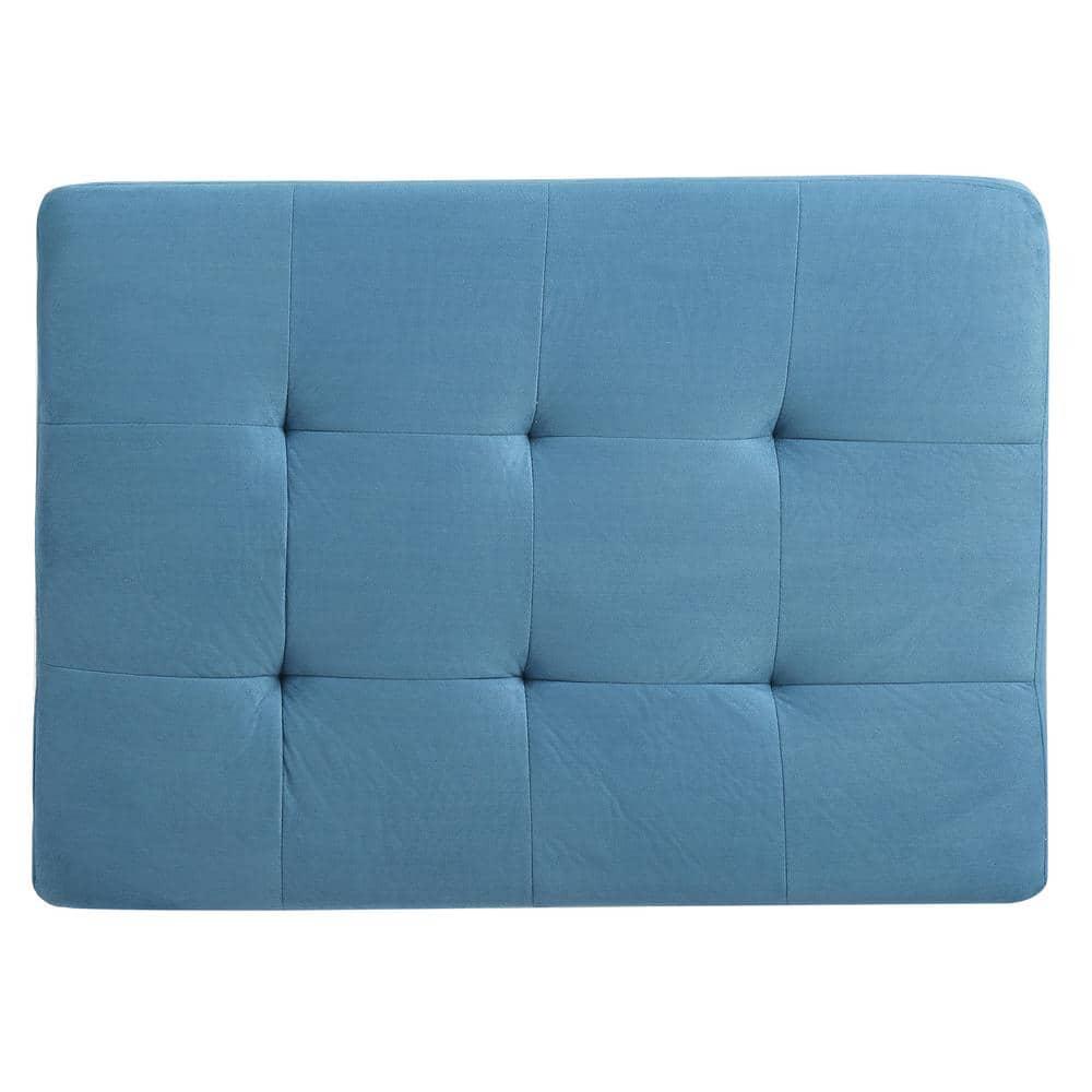 Passion Furniture Malone Aqua Tufted Ottoman