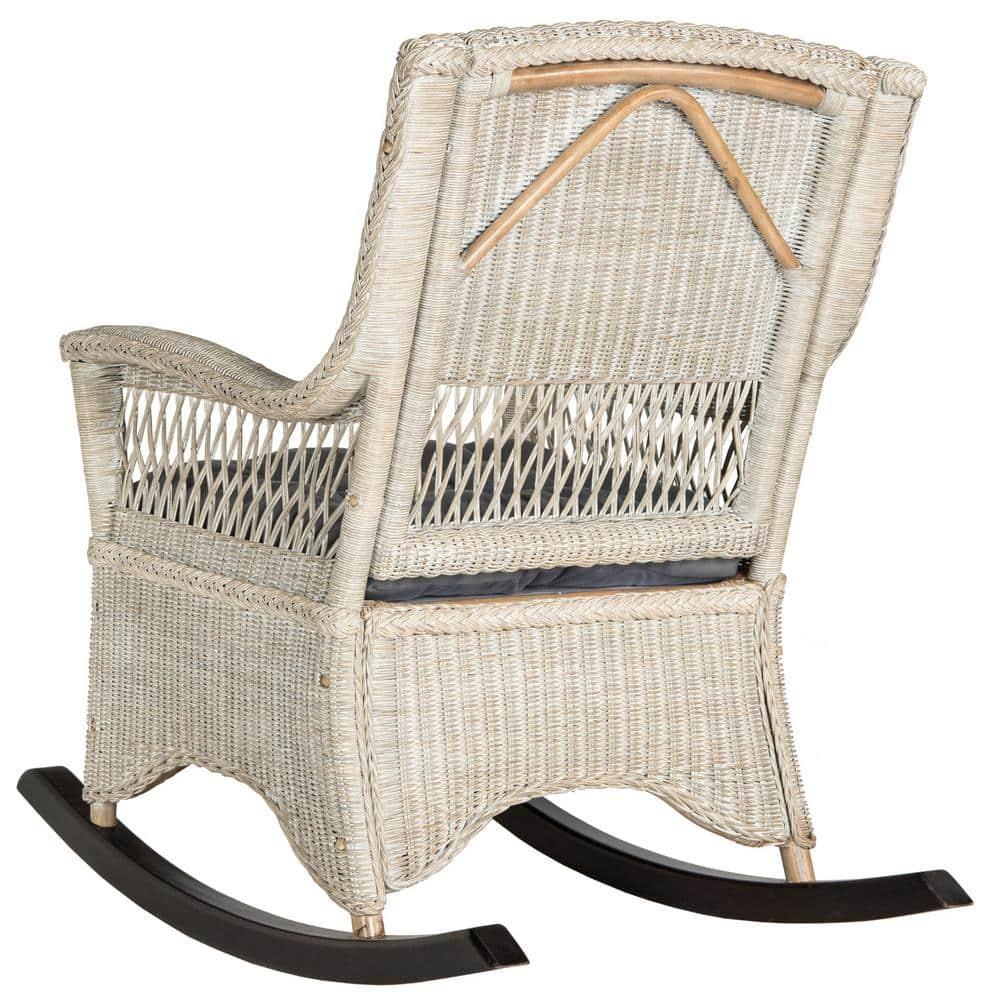 Aria Rocking Chair - SEA8036 - Antique/Grey - Safavieh