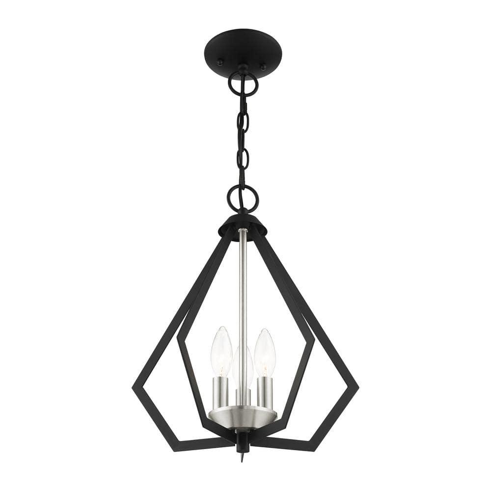 Livex Lighting Prism 3 - Light Chandelier in  Black