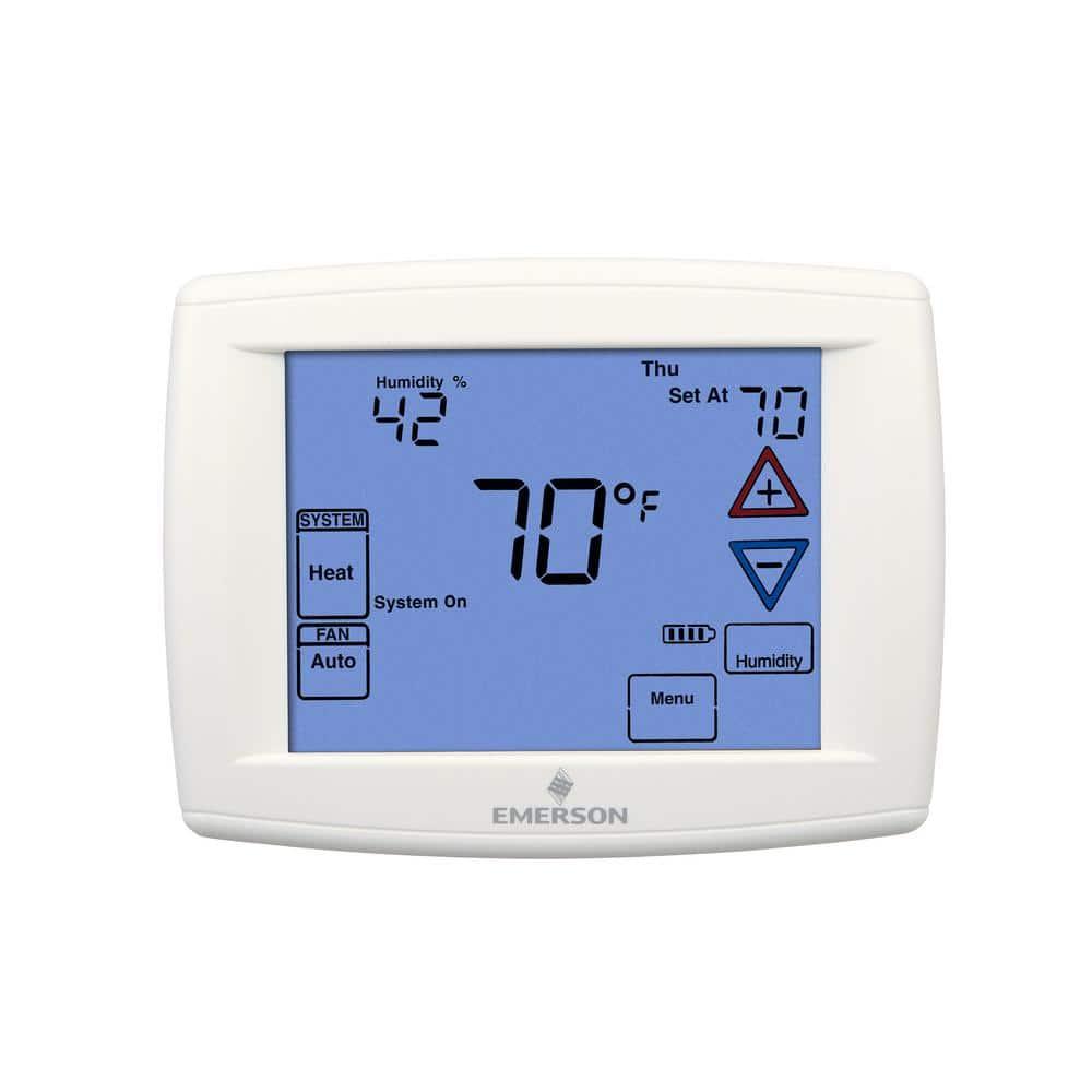 Emerson 1F95-1291 7-Day Touchscreen Thermostat with Humidity Control