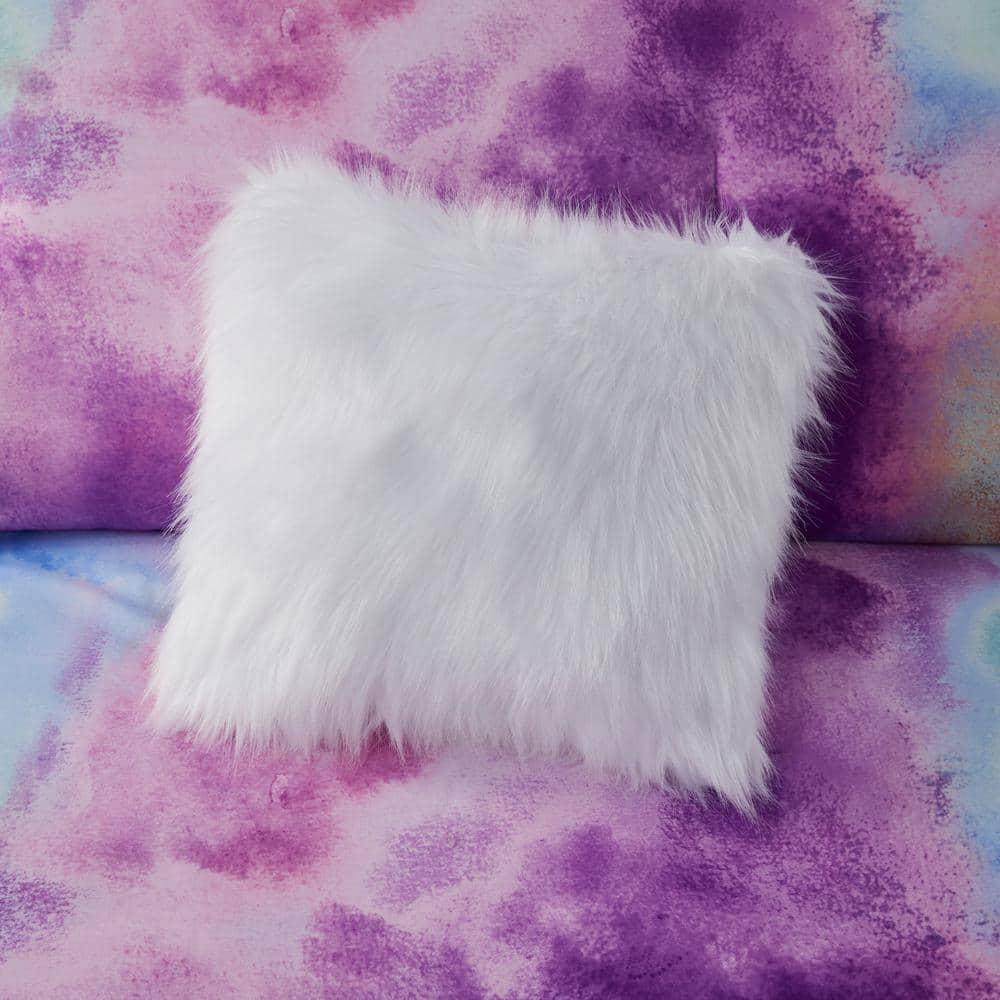 Cassiopeia Watercolor Tie Dye Printed Comforter Set with Throw Pillow