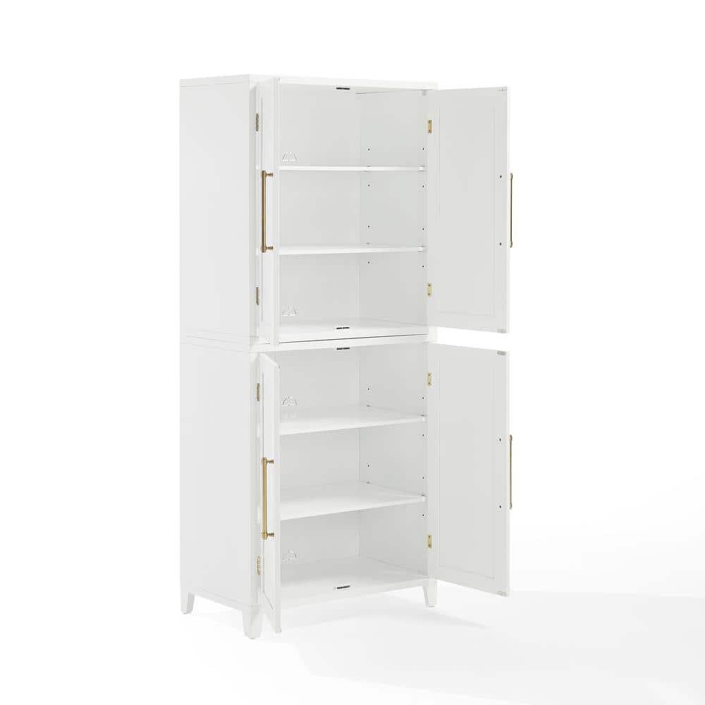 Crosley 70" Roarke Kitchen Pantry Storage Cabinet White