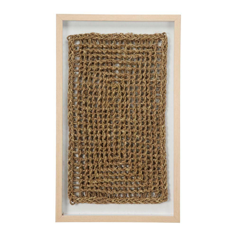 DecMode Wood Shadow Boxe, Brown