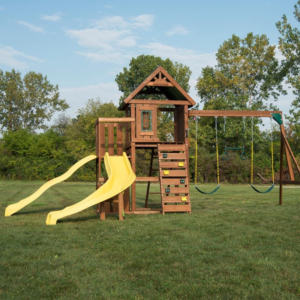 Swing-n-Slide Castlebrook Wooden Play Swing Set