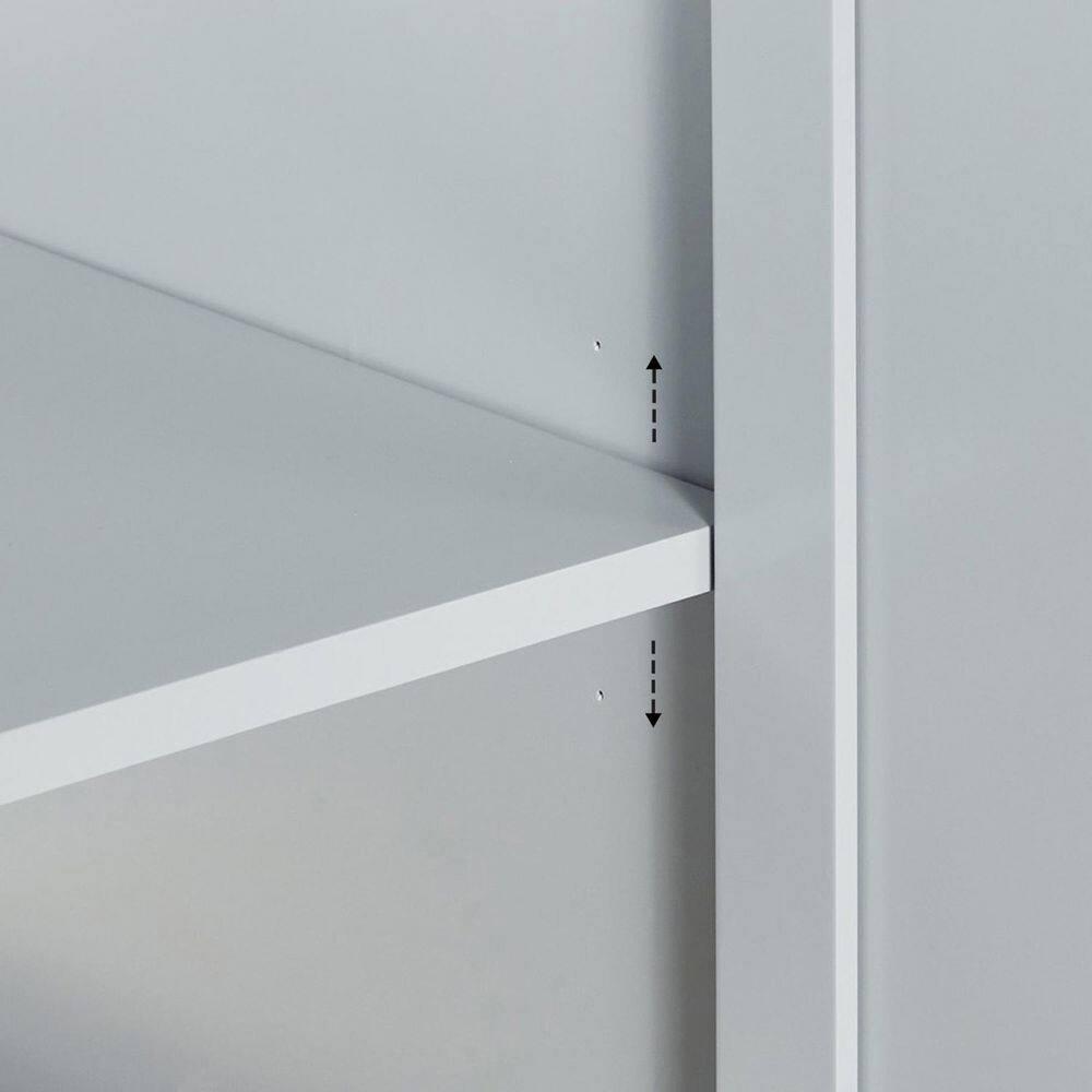 ARIEL Kelly 61 Single Sink Bathroom Vanity with Italian Carrara Marble Top