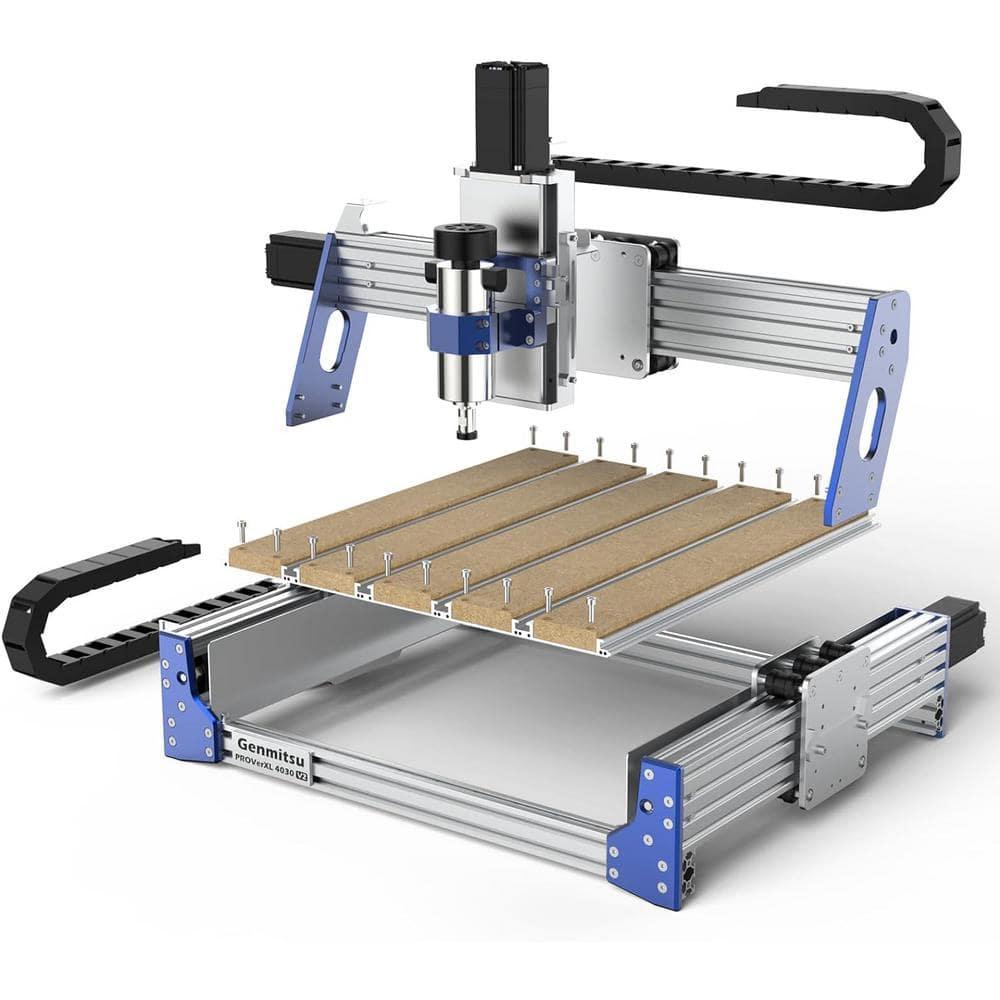 Genmitsu CNC Router Machine PROVerXL 4030 V2, Fast Speed for Wood Metal Acrylic PCB MDF, Upgrade 3 Axis Engraving Machine with Closed-Loop Motor and Ball Screw