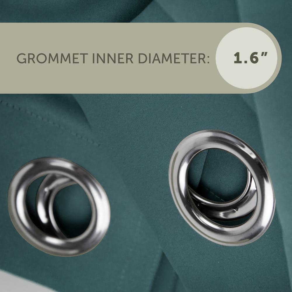 Premium Heavy Duty Room Divider Curtain / Patio Curtain with Grommet 1 Panel - Turquoise 150" x 108"