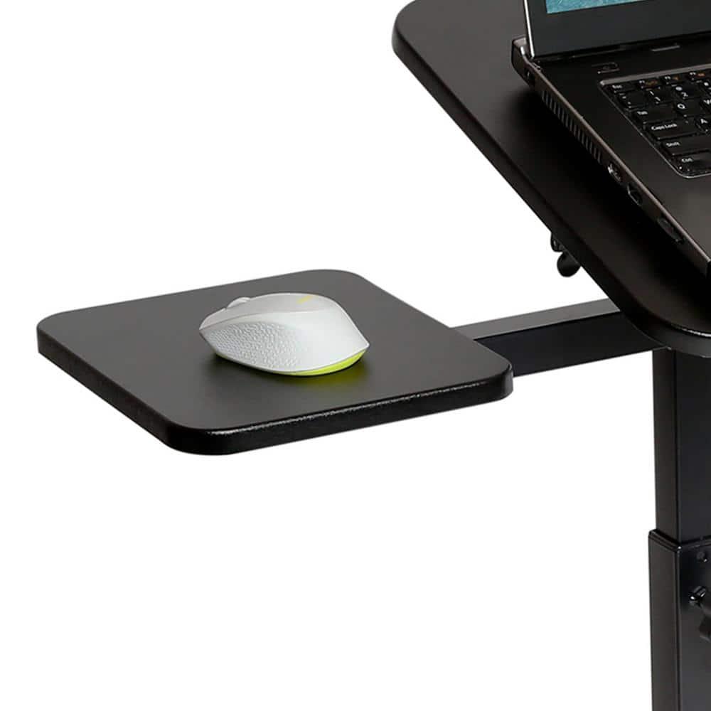 Seville Classics airLIFT Adjustable Height Rolling Tiltable Desk with Mouse Stand