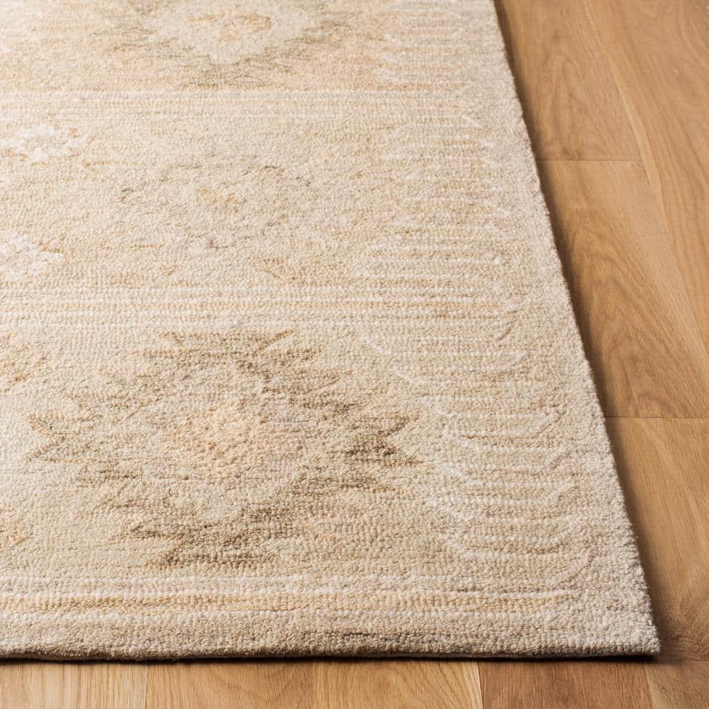 SAFAVIEH Capri Cian Southwestern Wool Area Rug, Beige, 9' x 12'