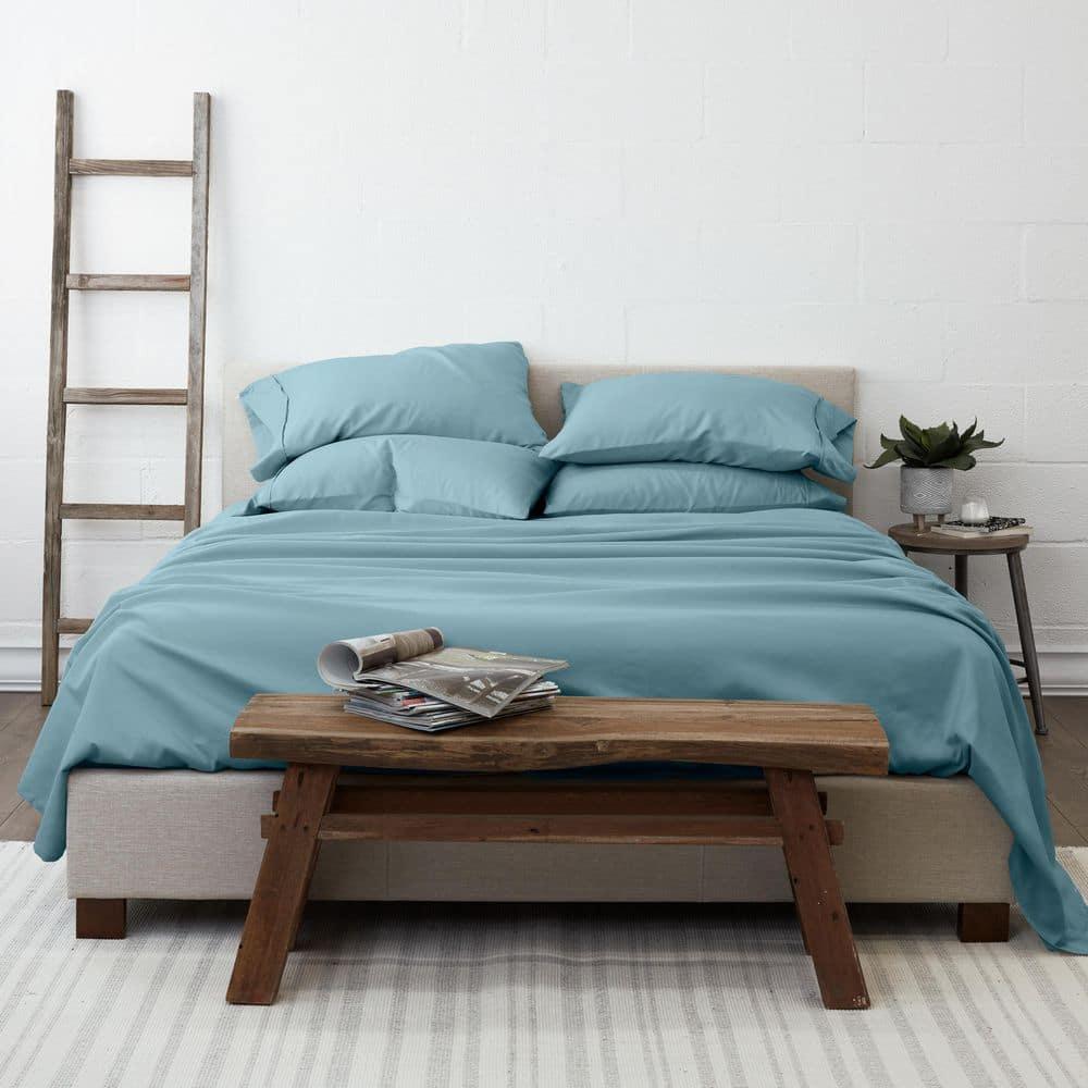 Simply Soft Brushed Microfiber Solid 6 Piece Sheet Set