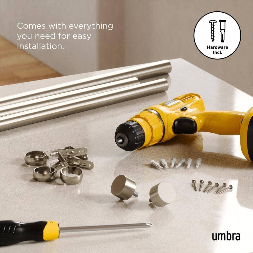 Umbra CAPPA Single Steel Curtian Rod