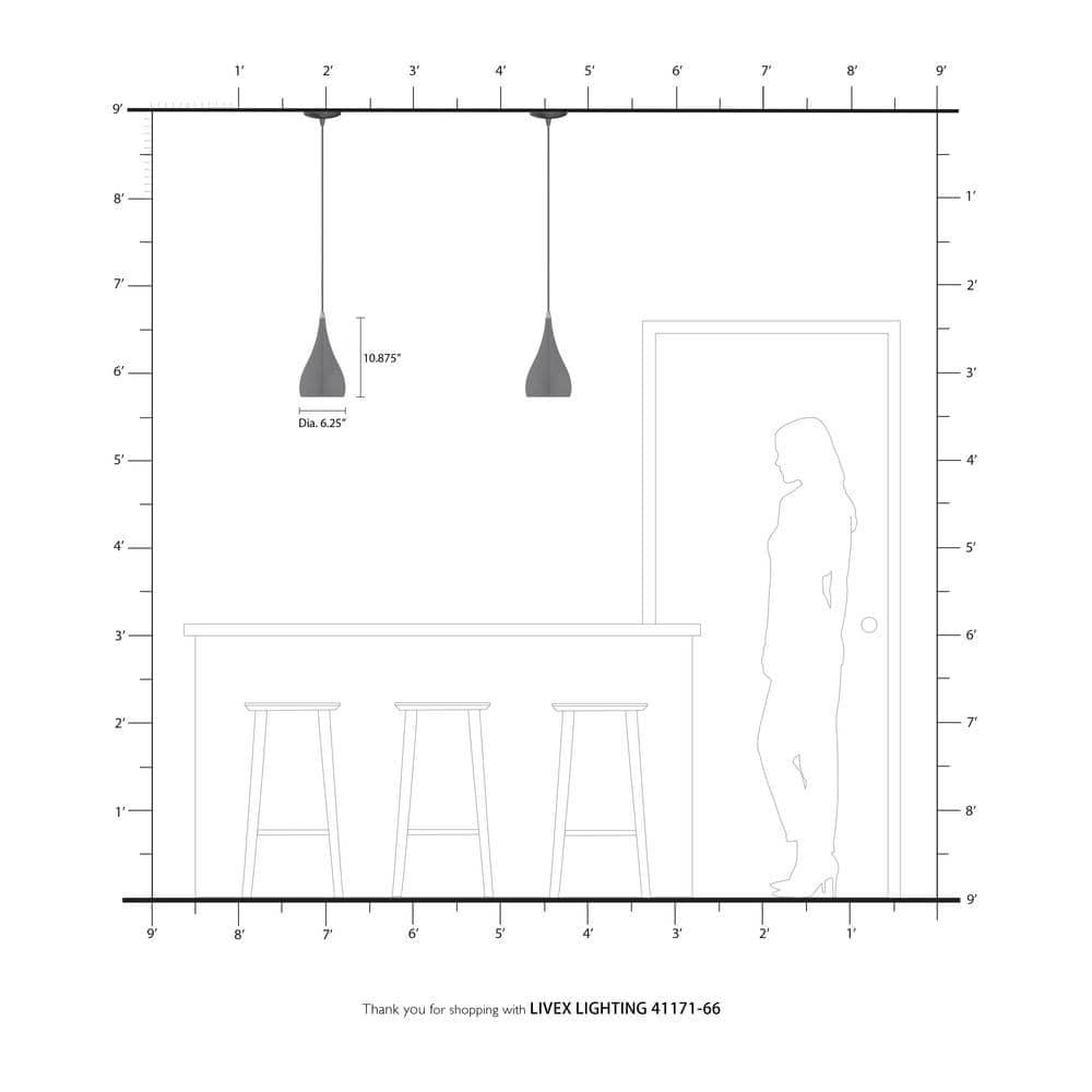 Schultz Single Light Metal Dimmable Pendant