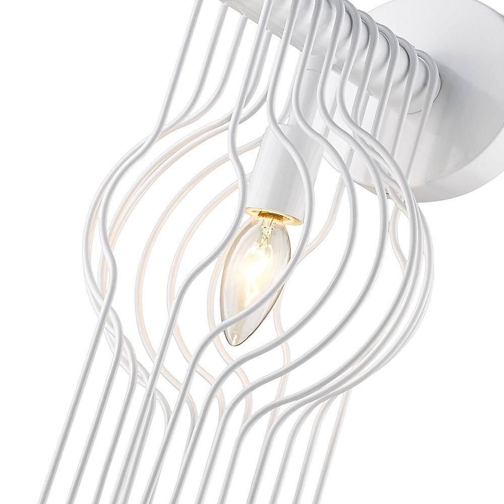 Z-Lite Contour 1 - Light Wall Light in  White