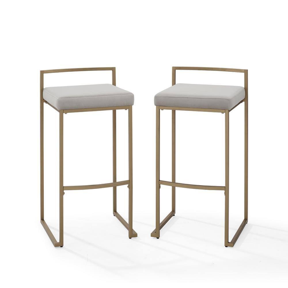 Progreso Upholstered Counter Stool with Metal Frame