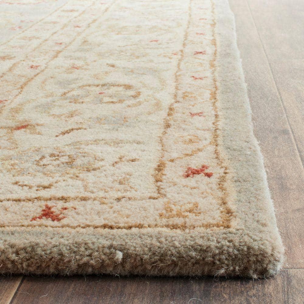 Antiquity AT822 Hand Tufted Area Rug - Grey Blue/Beige - 8'9"x11'9" - Safavieh.