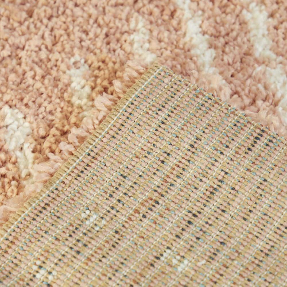 5'3"x7' Kalpana Kids' Rug Pink - Balta Rugs: Geometric, Playroom, Bedroom, High Pile, UV & Stain Resistant