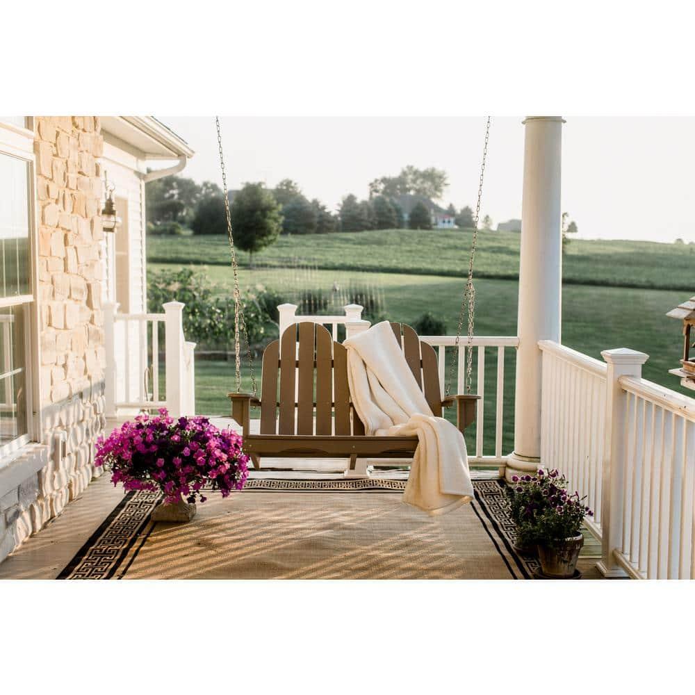 Classic Adirondack Porch Swing