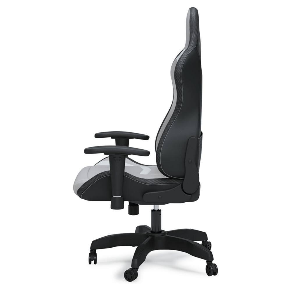 Signature Design by Ashley Contemporary Lynxtyn Home Office Desk Chair White/Gray